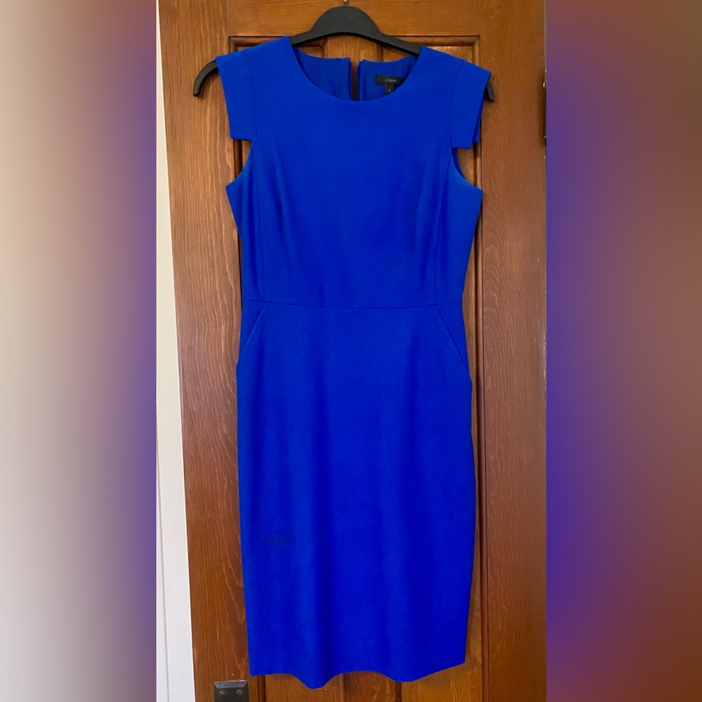 J. Crew Resume Dress Royal Blue Size 4